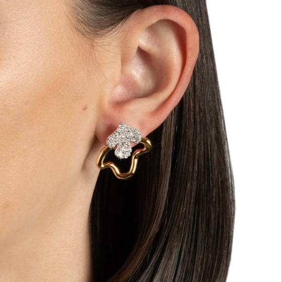 ALEXIS BITTAR Freeform Pavé Crystal Jacket Earrings - Picture 3 of 6